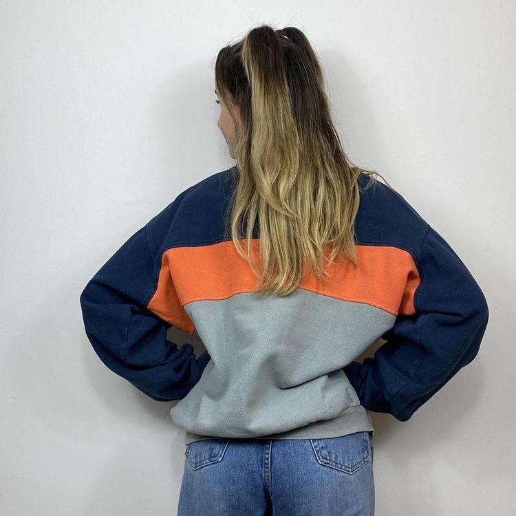 Grey Orange Navy Sergio Tacchini Sweatshirt image 2
