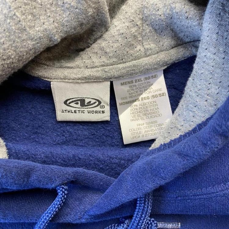 Y2K Blue Athletic Works Hoodie image 4