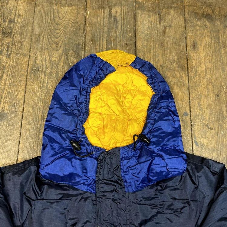 Tommy Hilfiger Puffer Coat Down Fill Vintage Sports Parka Jacket, Navy, Mens XL 5