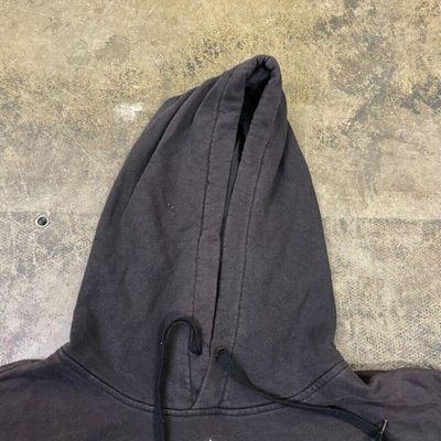 Adidas Hoodie Y2K Sports Vintage Spellout Sweatshirt Black, Mens XL 6