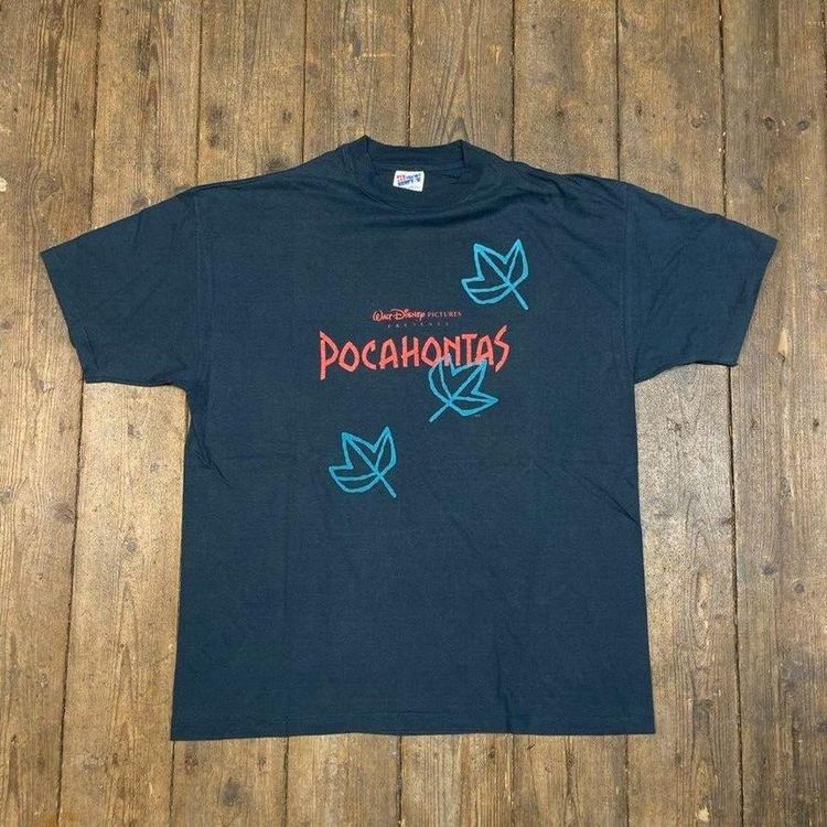 Vintage Disney T-Shirt 90s Graphic Single Stitch USA Tee, Green, Mens XL