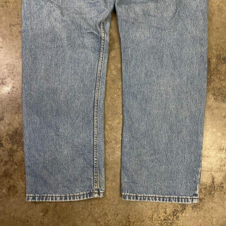 Levis 505 Jeans 90s Denim USA Vintage Pants Trousers, Washed Blue, Mens 36 image 8