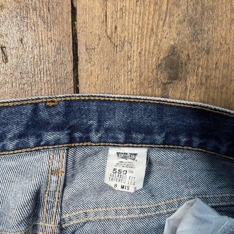 Levis Jeans Denim USA Vintage Pants Trousers, Dark Blue, Womens 30 4