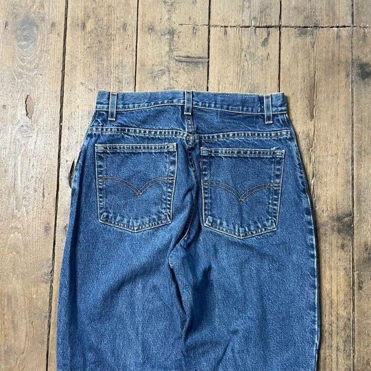Levis Jeans Denim USA Vintage Pants Trousers, Dark Blue, Womens 30 7