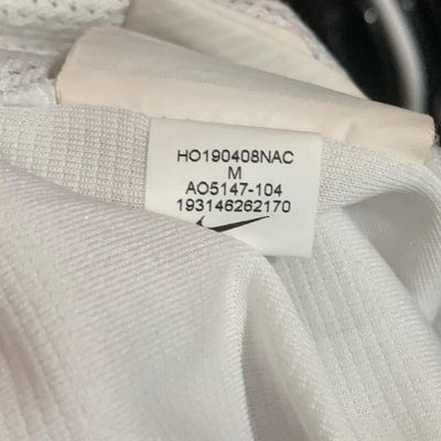 Mens PSG Paris Saint Germain 2019/20 Nike Football Training Shirt Medium White AO5147 104 5