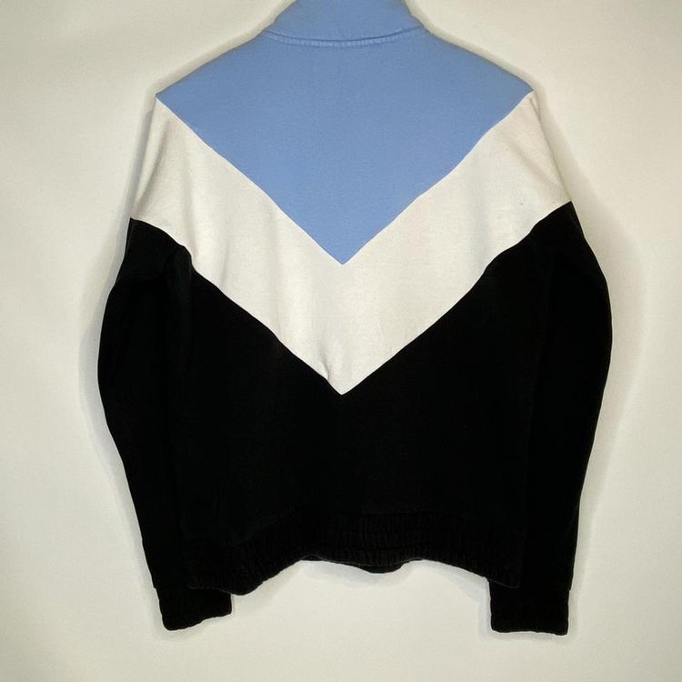 Y2k Fila Sweater black, white and baby blue medium -  size guide 🫶 embroidered logo. image 2