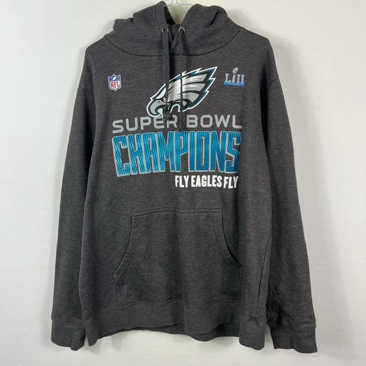 Philadelphia eagles nfl hoodie grey image 1