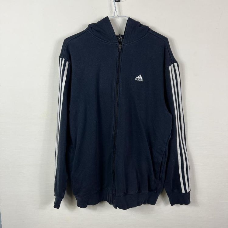 Adidas Adidas logo zip up hoodie navy product image