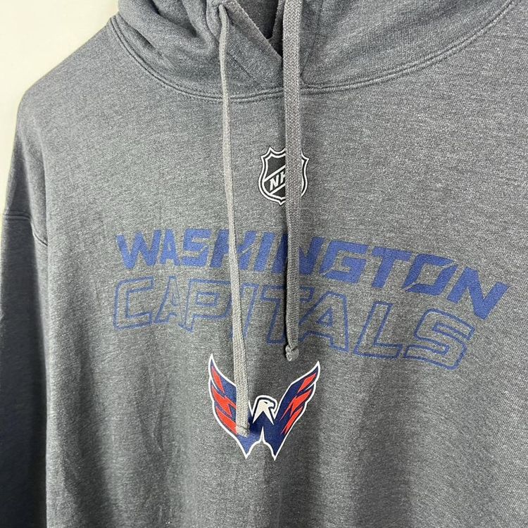 Washington capitals NHL hoodie grey 3