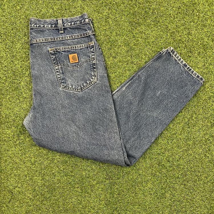Blue Carhartt jeans image 1
