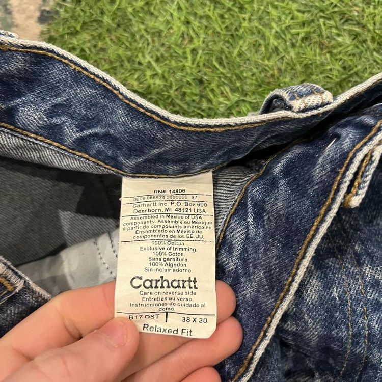 Blue Carhartt jeans image 3
