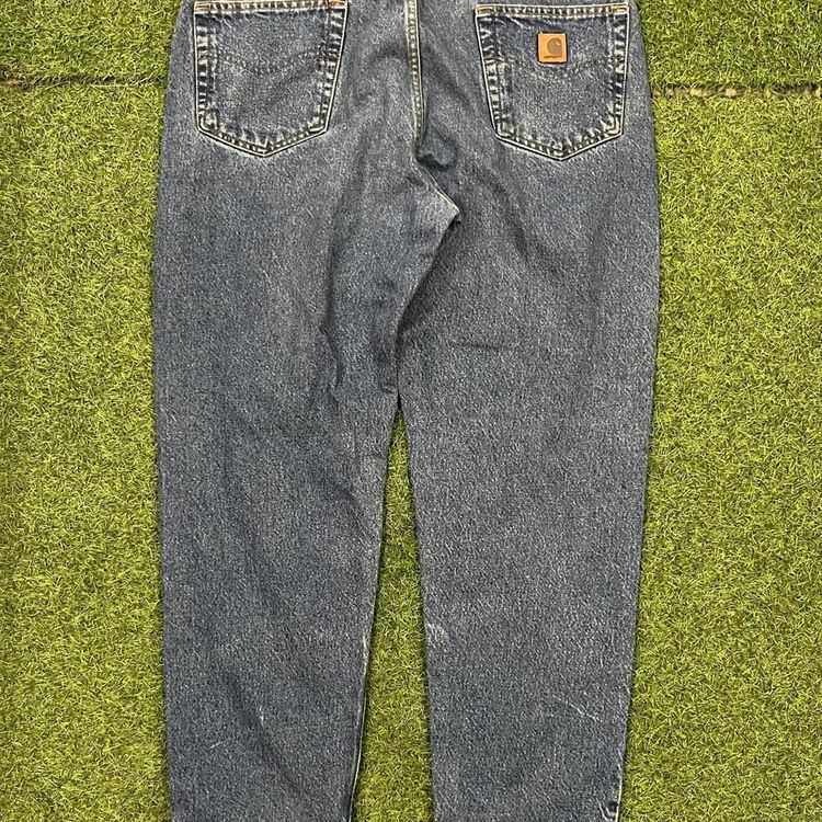 Blue Carhartt jeans image 5