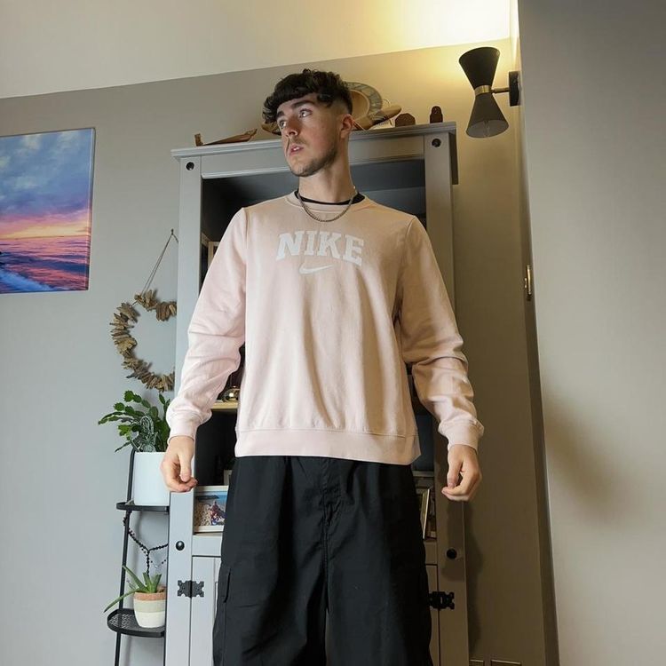 Vintage Nike Spellout Graphic Printed Sweatshirt image 3
