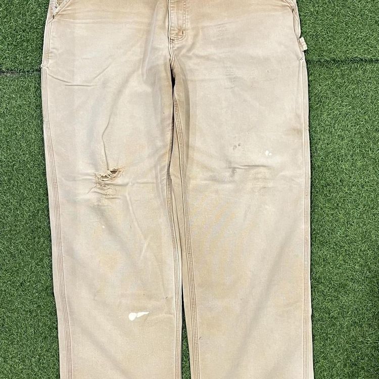 Beige Carhartt jeans 4