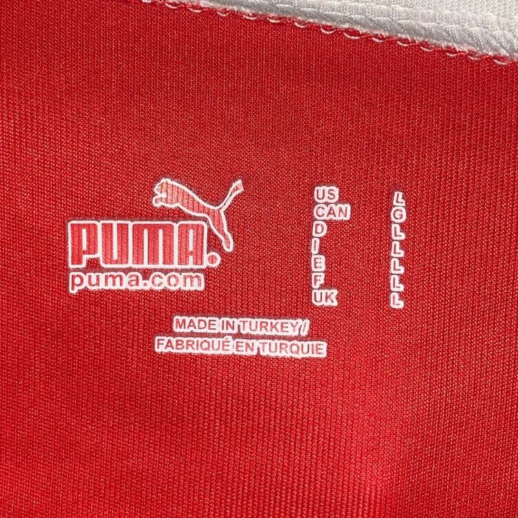 Mens Switzerland 2008/10 Puma Home Football Shirt Red Large 3