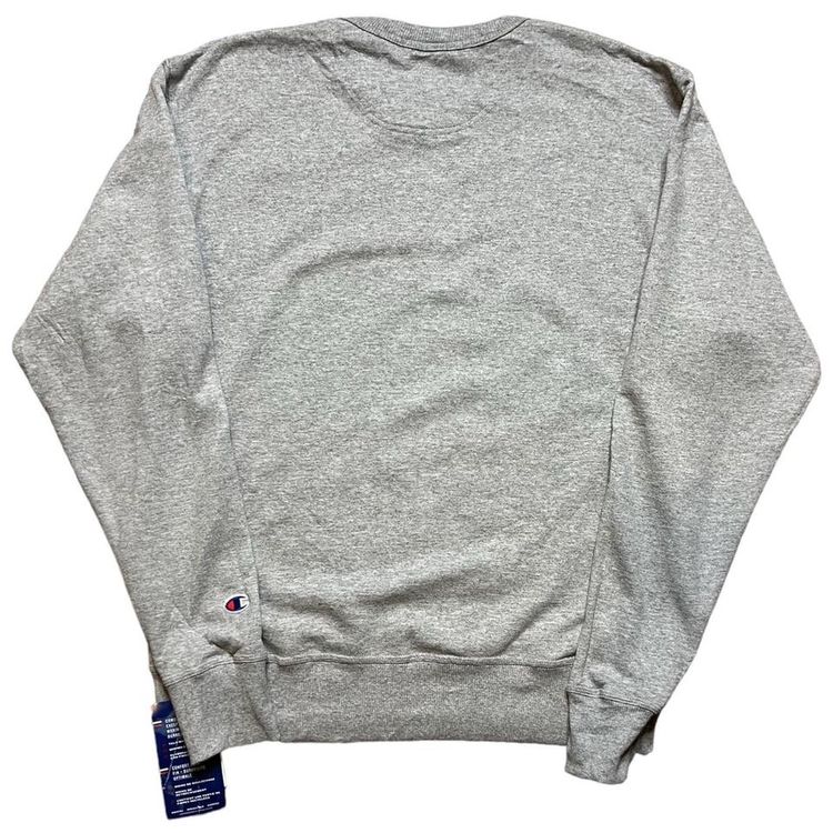 Y2K Vintage Champion Sweater Grey Medium bnwt image 2