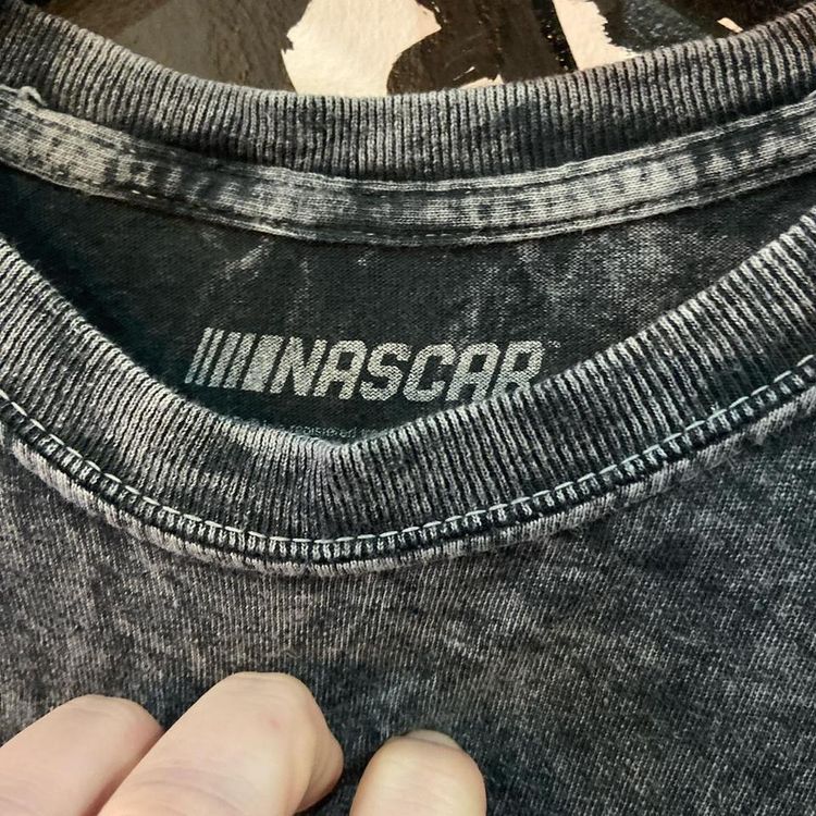 S nascar tee washed dark grey. Great condition. Message for more details. 3