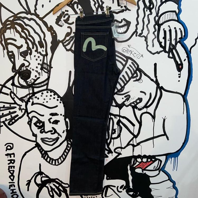 Evisu Dark navy deadstock 2002 Evisu x puma jeans. 30 32. Message for more details. product image