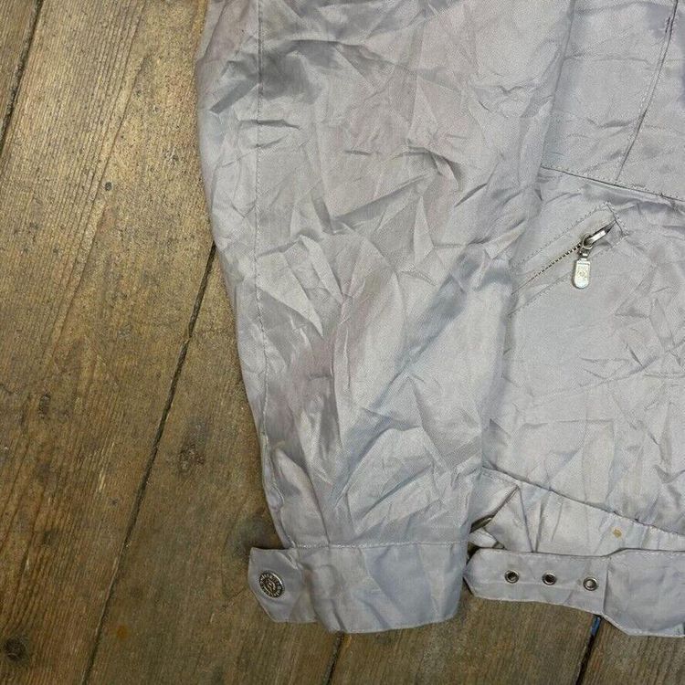 Belstaff Bomber Jacket Blanket Lined 90s Vintage Sports Coat, Grey, Mens Large image 6