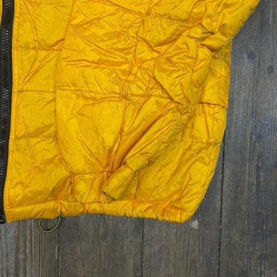 Tommy Hilfiger Puffer Coat Down Fill Vintage Sports Jacket, Yellow, Mens XL 3