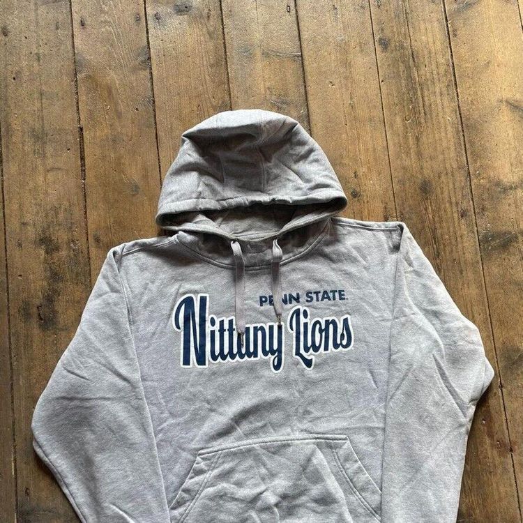 Champs College Hoodie Penn State Sports Sweatshirt Grey, Mens Large 2