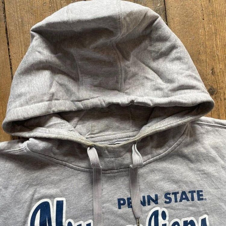 Champs College Hoodie Penn State Sports Sweatshirt Grey, Mens Large 5