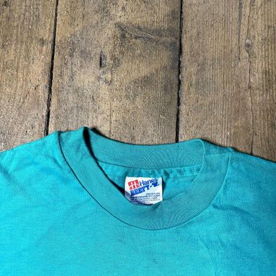 Baltimore USA Graphic T-Shirt Vintage 90s Single Stitch Tee, Blue, Mens Large 5