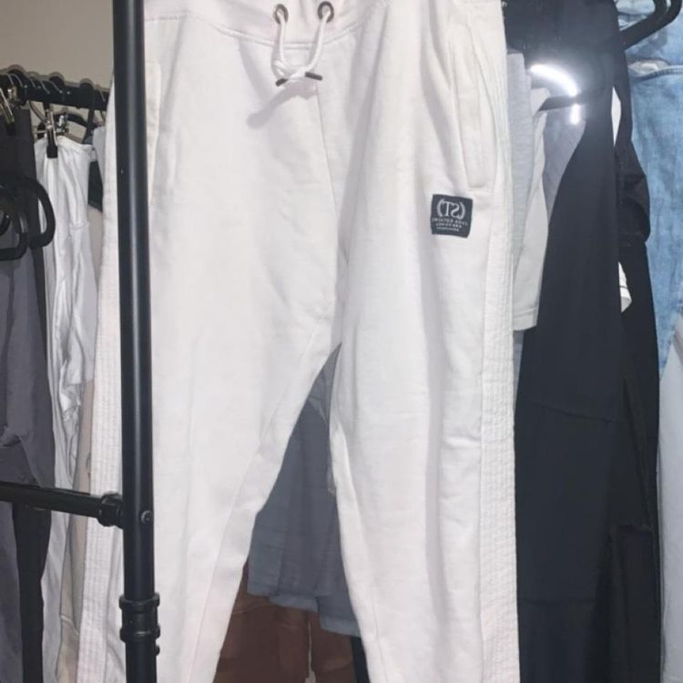 Taking Shape White Ts Track bottoms size M,  great condition product image