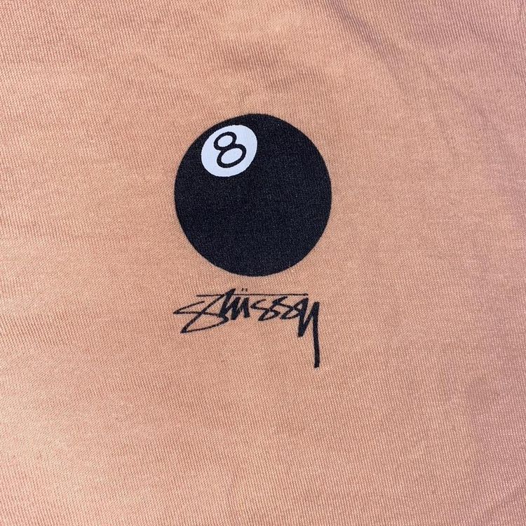 Stussy Pink 8 Ball T-Shirt obraz 3