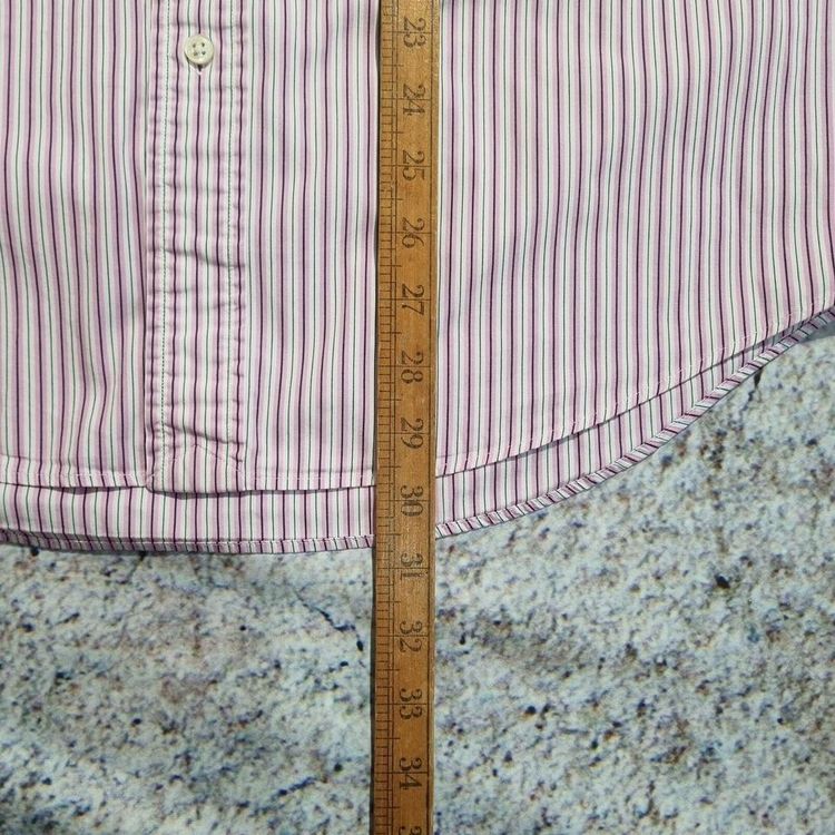 Ralph Lauren OXFORD SHIRT CUSTOM FIT STRIPE - Pink - Size L 5