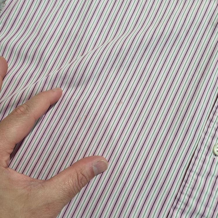 Ralph Lauren OXFORD SHIRT CUSTOM FIT STRIPE - Pink - Size L 6