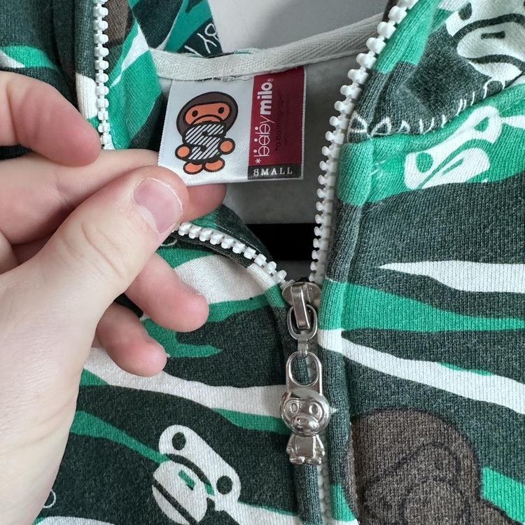 Bape baby Milo full zip hoodie image 3