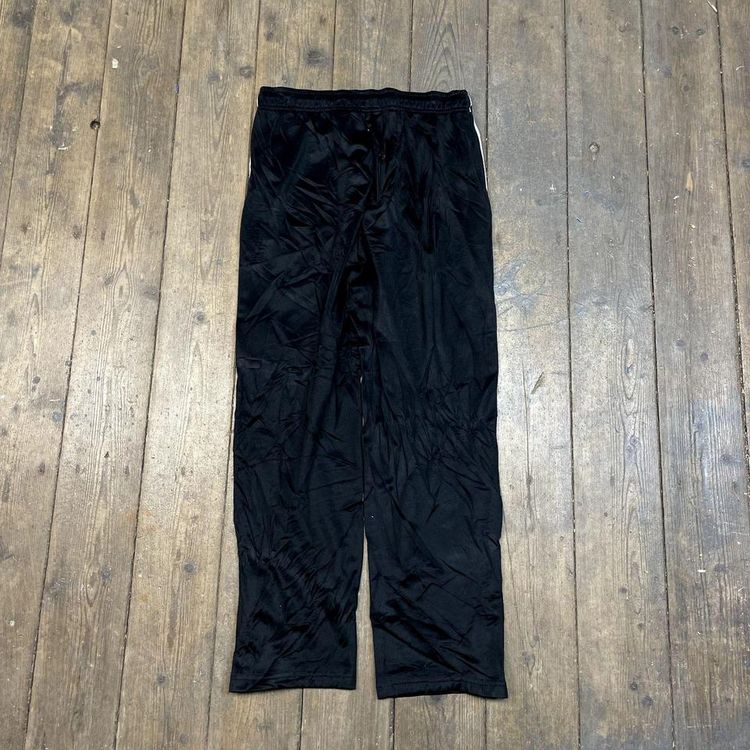 Fila Tracksuit Bottoms Y2K Vintage Sports Joggers, Black, Mens Medium 6