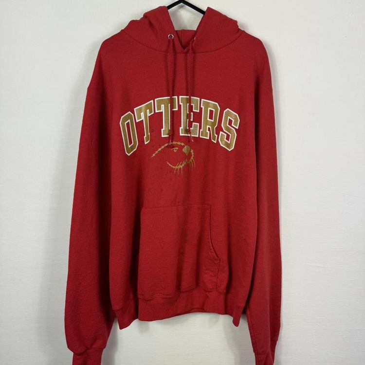 Otters champion hoodie red image 1