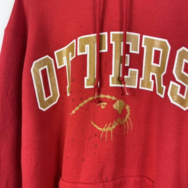 Otters champion hoodie red image 2