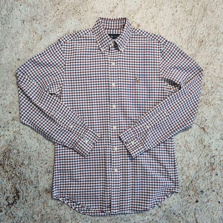 Ralph Lauren OXFORD CHECK - RED BLUE - Size S