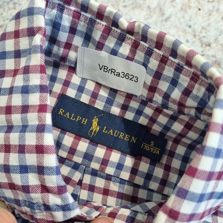 Ralph Lauren OXFORD CHECK - RED BLUE - Size S 2