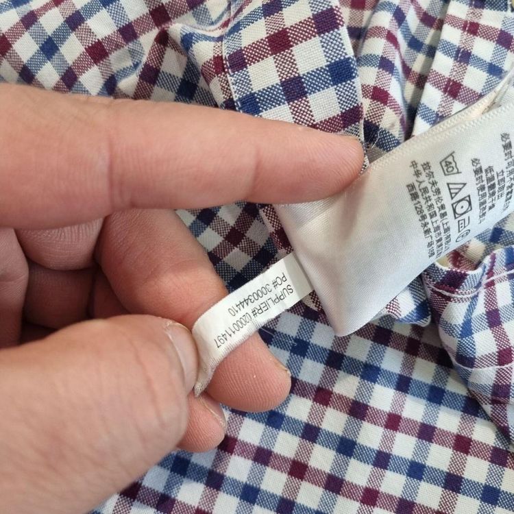 Ralph Lauren OXFORD CHECK - RED BLUE - Size S 6