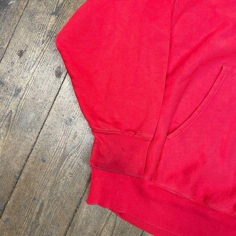 Champion Hoodie Cornwell Pull Over College Sports Sweatshirt, Red, Mens XL 6