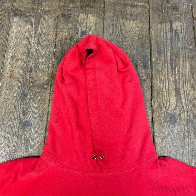 Champion Hoodie Cornwell Pull Over College Sports Sweatshirt, Red, Mens XL 7