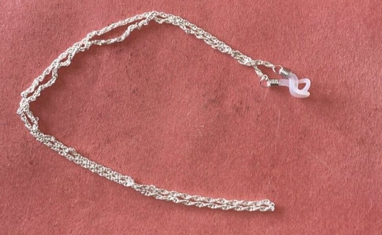 Silver glasses chain
