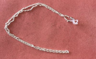 Silver glasses chain