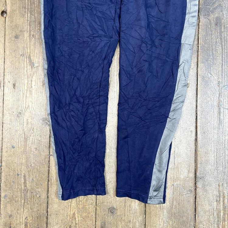 Puma Tracksuit Bottoms Y2K Vintage Sports Joggers, Navy Blue, Mens Medium 2