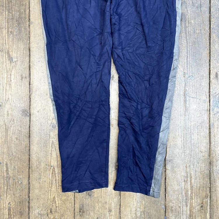 Puma Tracksuit Bottoms Y2K Vintage Sports Joggers, Navy Blue, Mens Medium 7