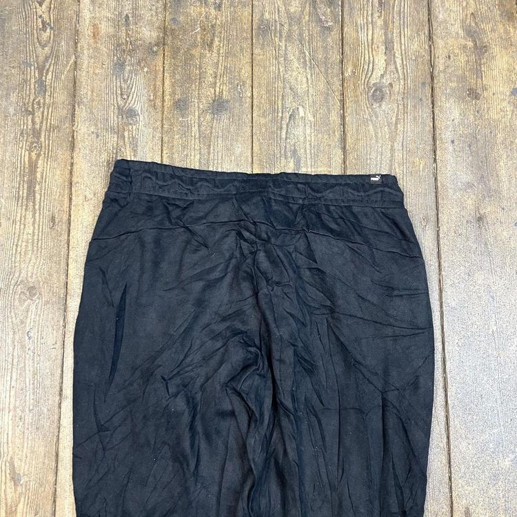 Puma Joggers Y2K Straight Leg Cotton Sports Track Pants, Black, Mens XL 8
