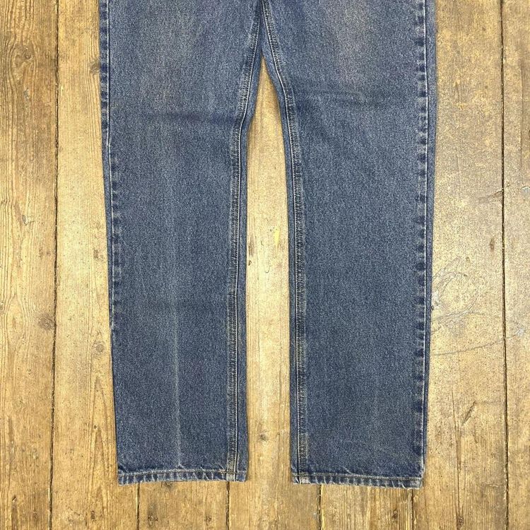 Carhartt Jeans Traditional Fit Carpenter Denim Workwear Trousers, Blue, Mens 34 8