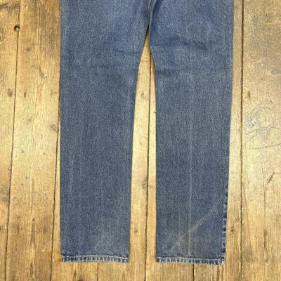 Carhartt Jeans Traditional Fit Carpenter Denim Workwear Trousers, Blue, Mens 34 7