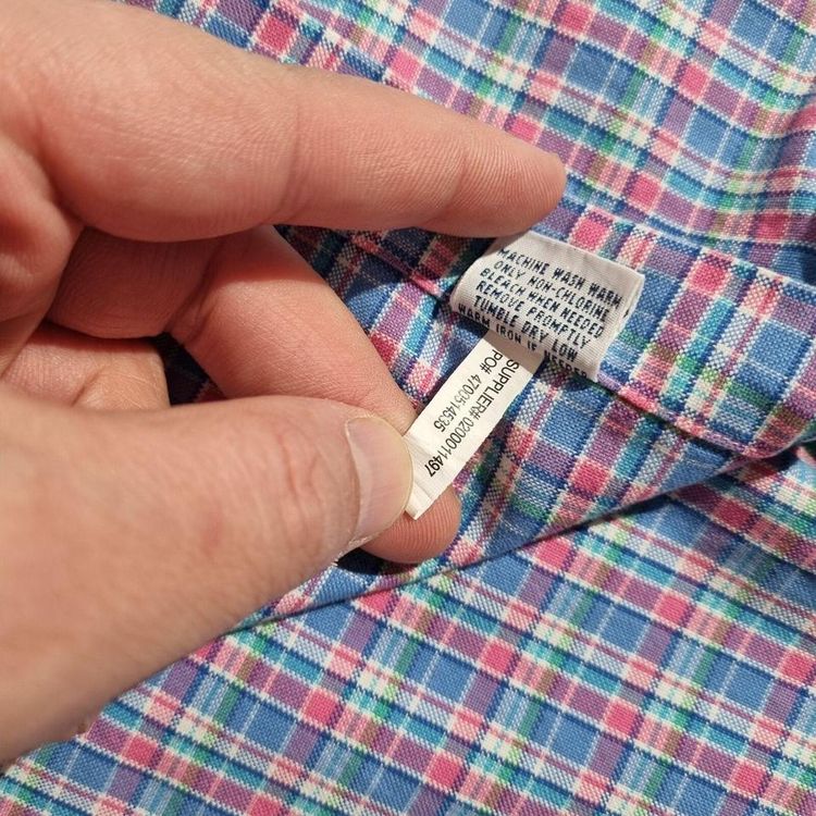 Ralph Lauren OXFORD SHIRT CHECK MULTI COLOUR - Blue - Size L image 6
