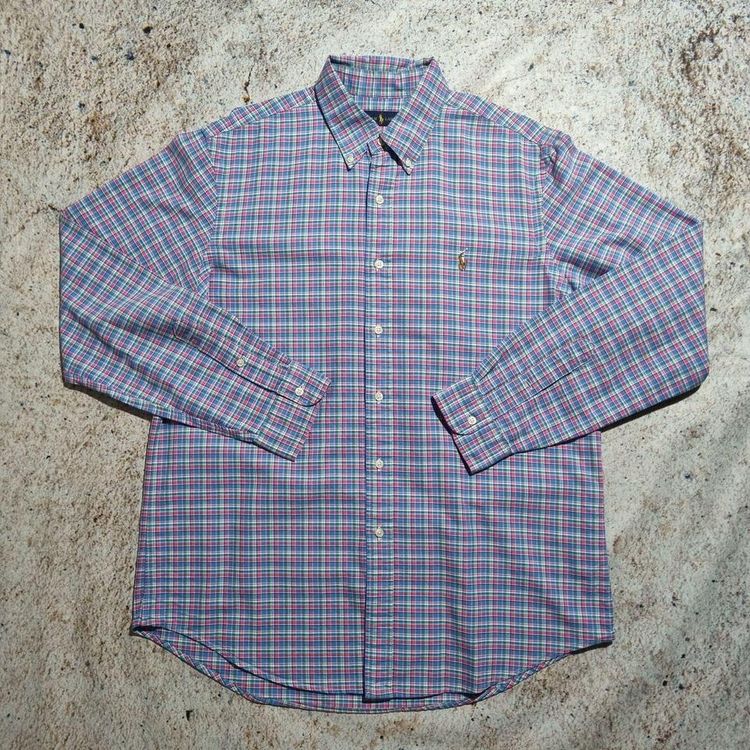 Ralph Lauren OXFORD SHIRT CHECK MULTI COLOUR - Blue - Size L image 1