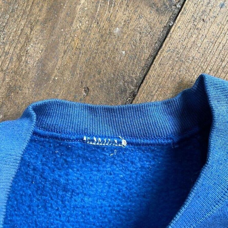 Wisconsin Y2K Pull Over Sports College Sweatshirt, Blue, Womens Large 7
